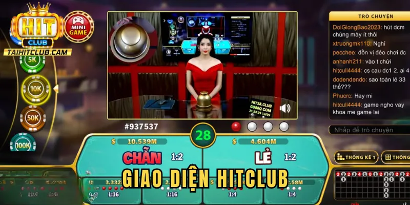 Giao diện chuyên nghiệp giúp người chơi luôn an tâm chơi game cá cược